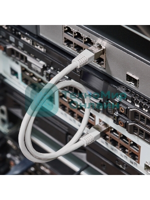 Пaтч-корд F/UTP Rexant, cat.6, RJ45-RJ45, экранированный, PVC серый, 0,5м