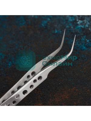 Пинцет изогнутый Rexant узкий 120 мм Airy (блистер)