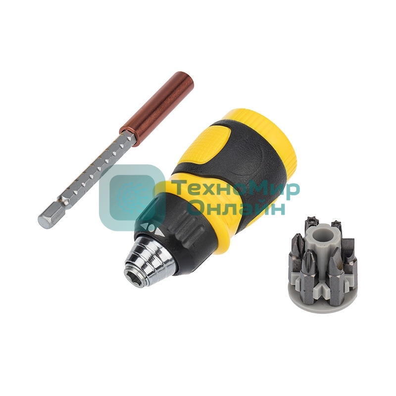 Набор Rexant 8 предметов с реверсивной отверткой