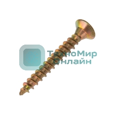 Саморез универсальный Kranz 3х25, желтый цинк, упаковка поставщика (24 000 шт.)