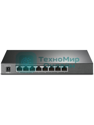 Коммутатор TP-Link JetStream 8-Port Gigabit Smart Switch with 4-Port PoE+, 4× Gigabit PoE+ Ports, 802.3at/af, 62 W PoE Power, Desktop Steel CaseIntegration with Omada SDN Controller, 802.1Q VLAN, STP/RSTP/MSTP, IGMP Snooping, 802.1p/DSCP QoS, ACL, 802.1x, Radius/Tac