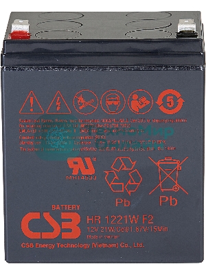 Батарея CSB HR 1221W (12V, 5Ah) F2