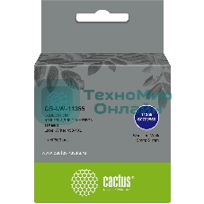 Этикетки Cactus CS-LW-11355 сег.:51x19мм черный белый 500шт/рул Dymo Label Writer 450/4XL