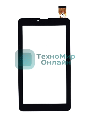 Сенсорное стекло (тачскрин) QCY-FPC-706 (Версия В), черное