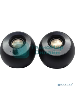 Колонки Creative Pebble V2 MF1695 2.0 черный 8Вт