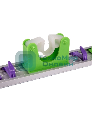 Алюминиевый настенный держатель Palisad для садово-огородного инструмента, 4 ячейки, 4 крюка