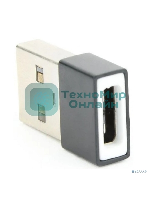 Переходник Cablexpert USB-A(M)/Type-C(F), 2.0, пакет (A-USB2-AMCF-02)