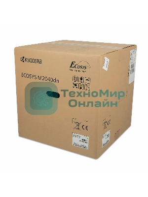 МФУ лазерное Kyocera Ecosys M2040dn (Азия) (1102S33AX0), A4, ч/б, печ. до 40 стр/мин., скан. до 40 стр/мин. (ч/б) 23 стр/мин. (цвет), 1200 x 1200 dpi (печать) 600x600dpi (скан.), USB, RJ-45 (старт.картр. TK-1178)