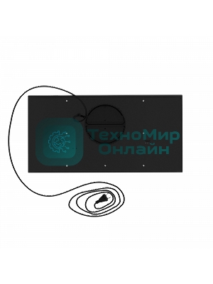 Вытяжка встраиваемая Elikor Cube 60П-1000 черный, 60 см, 1000 куб. м/ч, 54 дБ