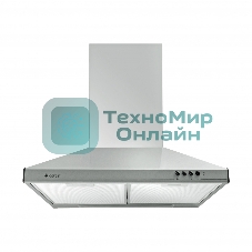 Вытяжка каминная Gefest ВО 10 К44 серебристый, 60 см, 300 куб. м/ч, 75 дБ