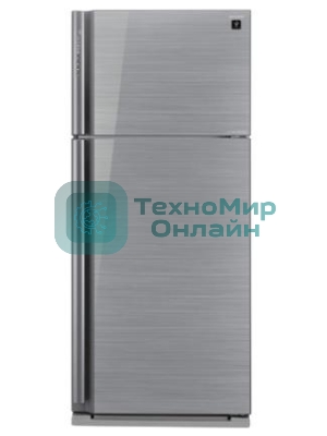 Холодильник Sharp SJ-XP59PGSL серебристый двухкамерный 430/148л морозилка сверху, No Frost