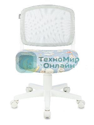 Кресло Бюрократ CH-W296NX TW-02 светло-серый, сетка, 120 кг