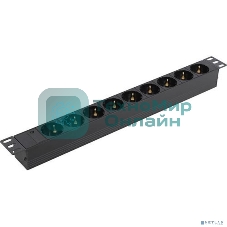 Блок розеток горизонтальный ExeGate ServerPro PDU-19H901 Al-9S-C14, 19