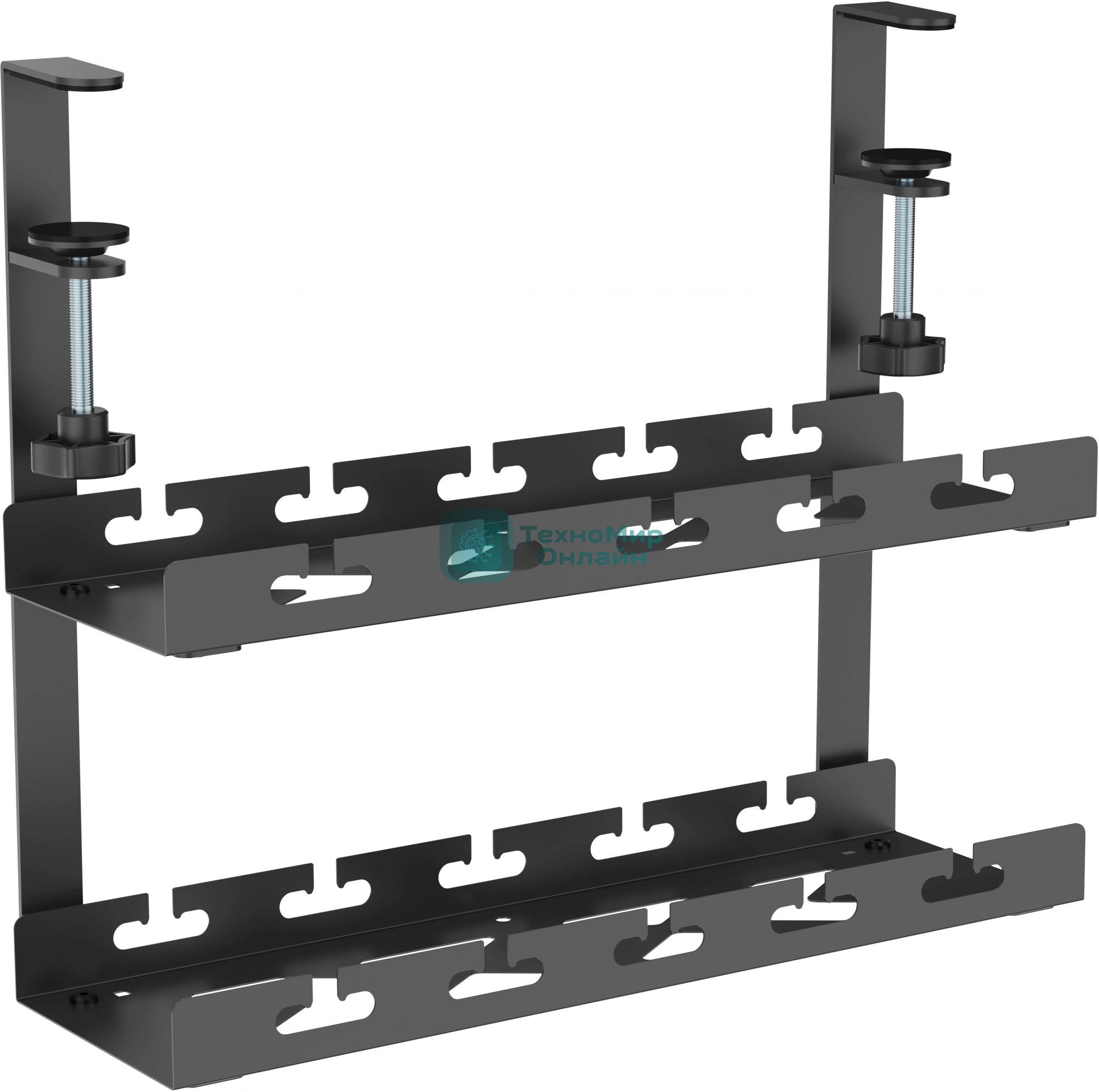 Кабель-канал Cactus CS-CM-400-2BK для столов 40x13.4x34.2 см черный