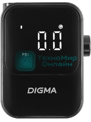 Автомобильный компрессор Digma QBK-120B черный, шланг 0.2м