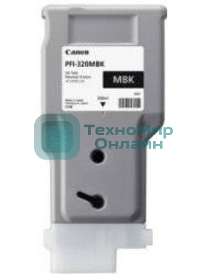 Картридж струйный Canon PFI-320 MBK 2889C001 черный матовый (300мл) для Canon Canon imagePROGRAF TM-200/205