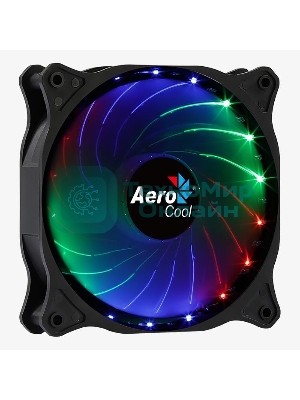 Вентилятор Aerocool/Formula Cosmo 12 черный, 120 мм, 1000 об/мин, 23.9 дБ, 4 pin