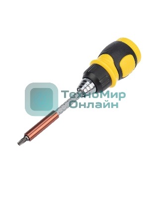 Набор Rexant 8 предметов с реверсивной отверткой