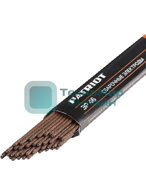 Электроды сварочные PATRIOT, марка ЭР 46, диам. 2,5 мм, длина 350 мм, уп. 1 кг