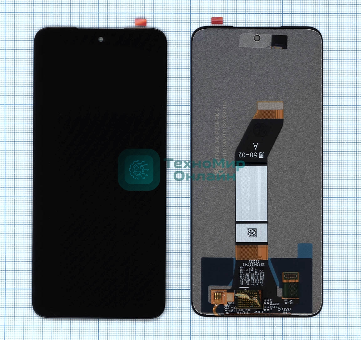 Дисплей для Xiaomi Redmi 10, Redmi 10 (2022), Redmi Note 11 4G (orig lcd) черный