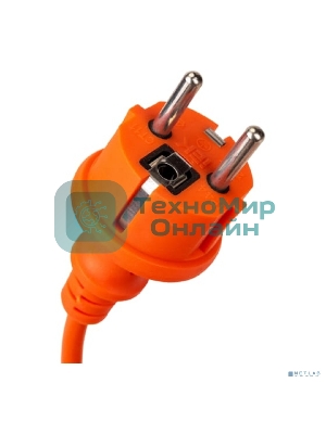 Удлинитель-шнур 1х10м вилка+розетка 2Р+РЕ IP44 УШ-01РВ 3х1 оранж. IEK WUP10-10-K09-44
