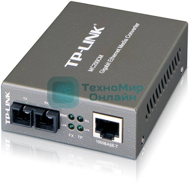 Сетевое оборудование TP-Link SMB MC200CM Медиаконвертор 10/100/1000M RJ45 to 1000M multi-mode,Full-duplex,up to 550m,