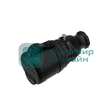 Розетка переносная влагозащищенная Rexant с крышкой, с/з, 16 А, IP44 каучук