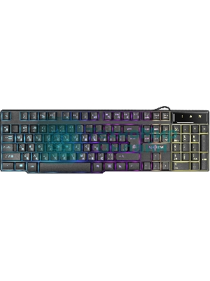 Клавиатура Defender Mayhem GK-360DL проводная, USB Type-A, чёрный