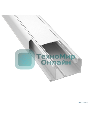 Кабель-канал 90 х 50 мм, с перегородкой, боковой и фронтальной крышками (2 метра) Dkc 09500