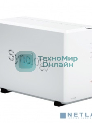 СХД настольное исполнение SYNOLOGY 2BAY NO HDD DS223J