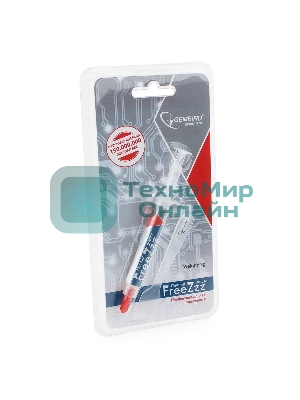 Термопаста Gembird FreeZzz GF-01-3 для радиаторов, 3гр, шприц