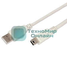 Кабель USB Rexant (шт. mini USB - шт. USB A) 1.8 м, серый
