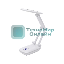 Светильник настольный Rexant Сиквел Про c солнечной панелью и с ночником, 220 В, LED, 5 Вт, 4000 К, бесступенчатое диммирование, заряжаемый, 2 ч автономной работы