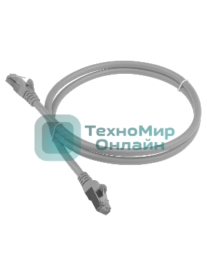 Патч-корд LANMASTER LSZH FTP cat.6, 1.5 м, серый
