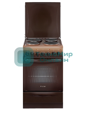 Плита электрическая Gefest 5140-02 0038 коричневый, конфорок 4 электрических, духовка 55 л, 50 см x 85 см x 58.5 см