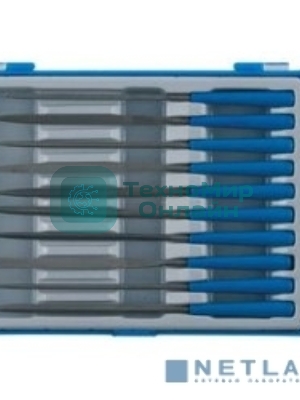 Профи набор надфилей Зубр 10 шт 140 мм, в боксе