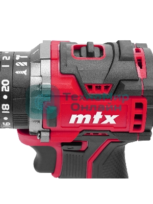 Дрель-шуруповерт аккумуляторная ударная бесщет. CIDS-BL-20, Li-Ion, 20 В MTX