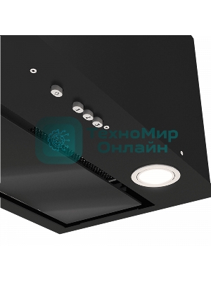 Вытяжка встраиваемая Elikor Cube 60П-1000 черный, 60 см, 1000 куб. м/ч, 54 дБ