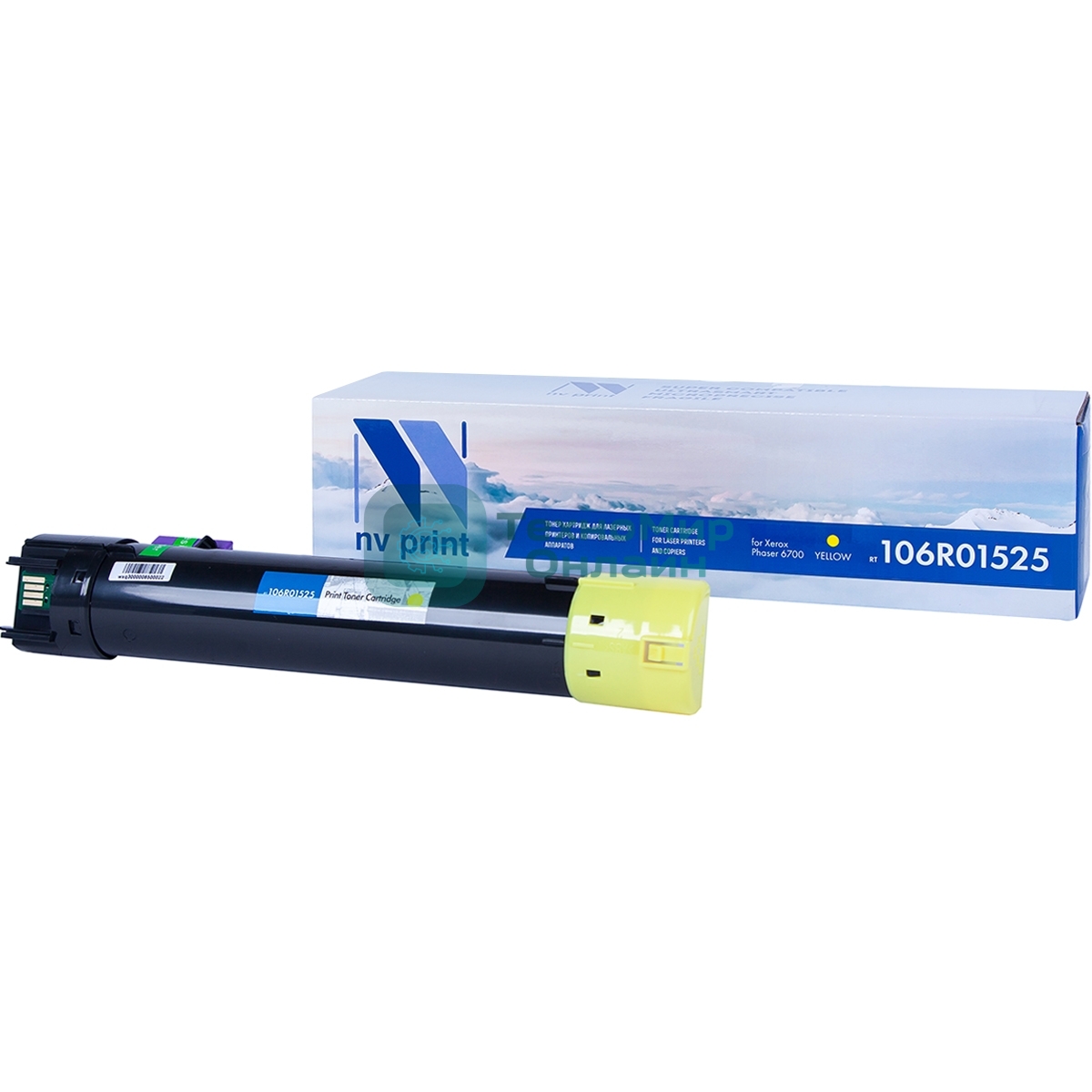 Картридж лазерный NVPrint совместимый Xerox 106R01525 Yellow для Phaser 6700 (12000k)