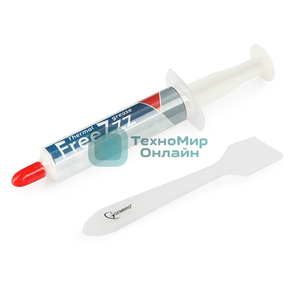 Термопаста Gembird FreeZzz GF-01-5 для радиаторов, 5гр, шприц