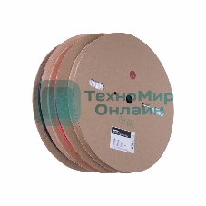 Термоусаживаемая трубка Rexant 12,0/6,0 мм, черная (бухта 100 м)