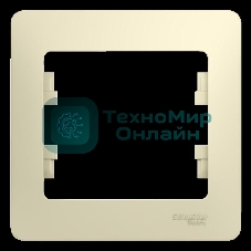 Рамка 1-м Glossa беж. SchE GSL000201