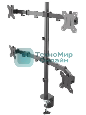 Кронштейн ONKRON D421E для четырех мониторов 13
