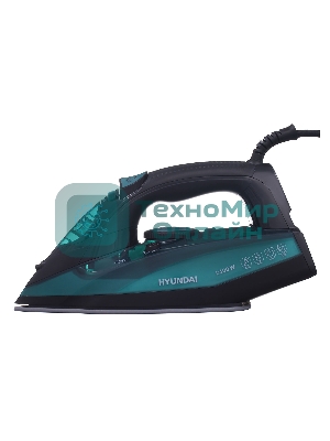 Утюг Hyundai H-SI01124 2600Вт черный/зеленый