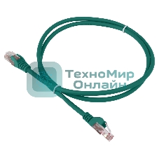 Патч-корд LANMASTER LSZH UTP cat.6, 5.0 м, зеленый