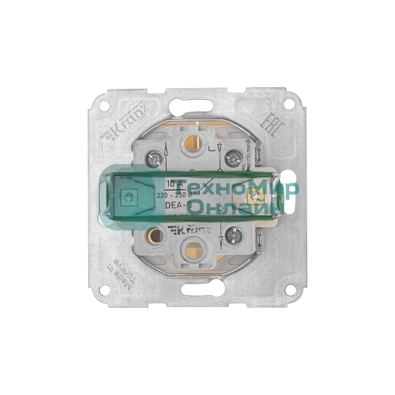 Выключатель для жалюзи Kranz DEA 2кл с/у 10А мех. бежевый