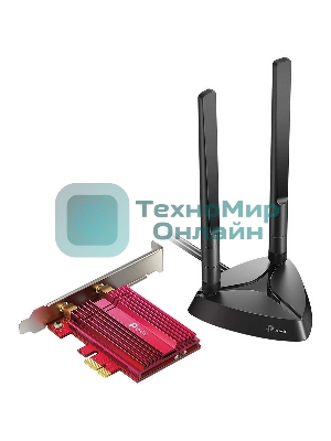 Адаптер TP-Link Wi-Fi 11AX 3000Mbps dual-band PCI-E adapter, two external Antennas