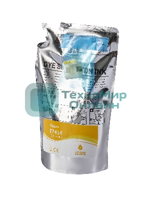 Контейнер с чернилами Sakura C13T741400 (T7414 Y) для Epson, пурпурный, 1000 мл.