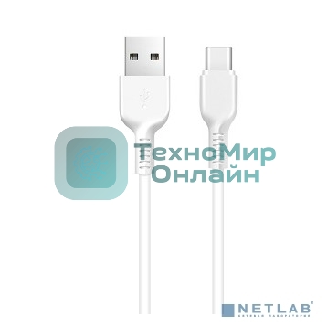 Кабель USB Type-C/ HOCO HC-61199 X13/ 1m/ 2A/ White