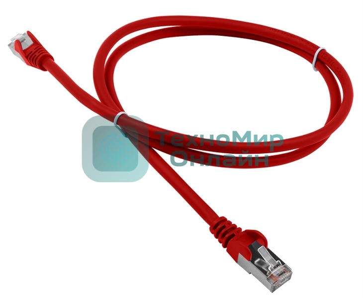 Патч-корд LANMASTER LSZH FTP cat.5e, 3.0 м, красный